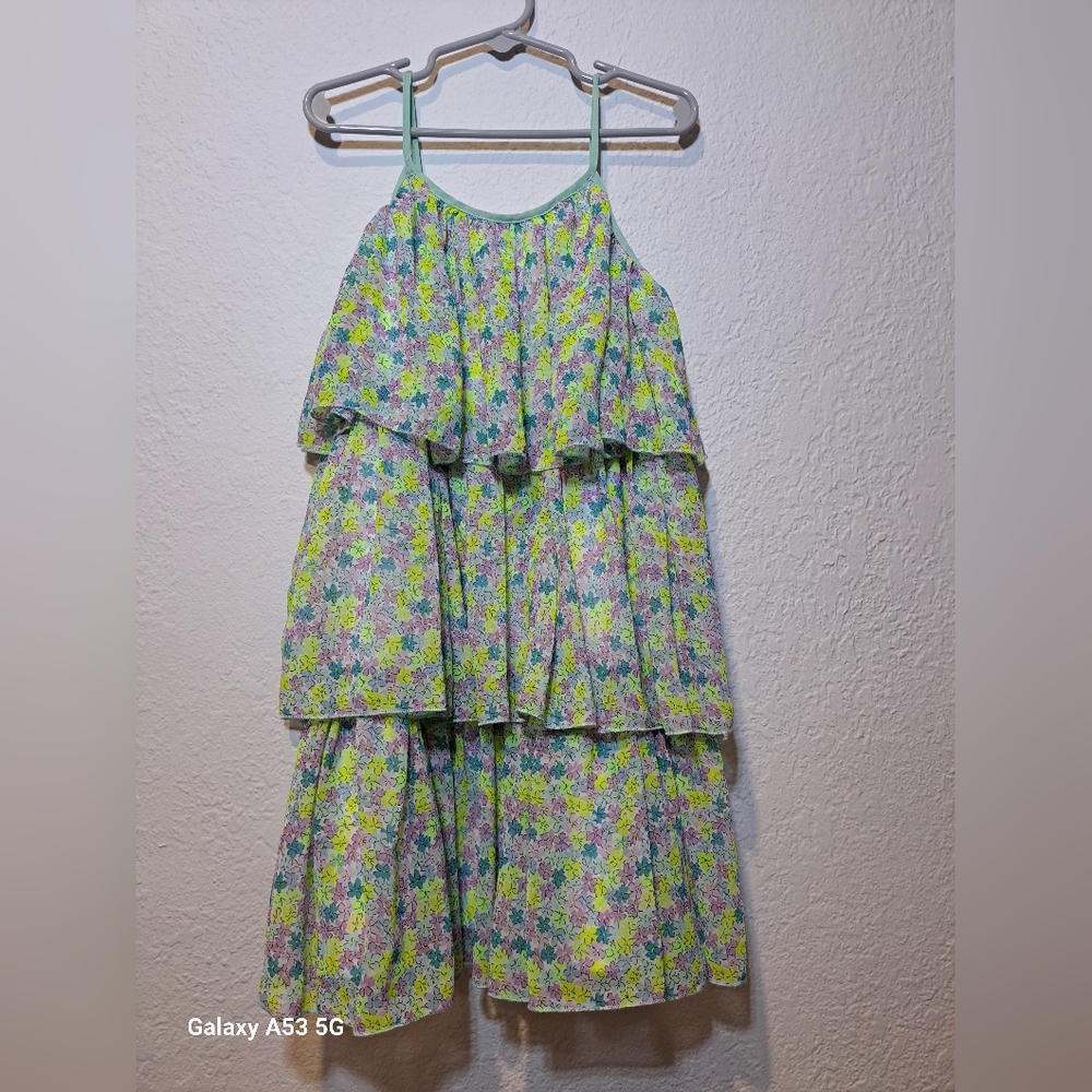 H&M Green and Blue Casual Dress - Picture 1 of 3